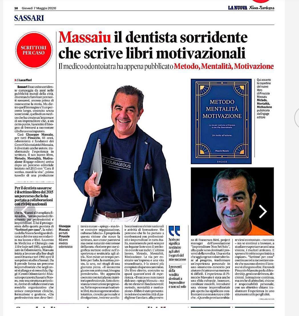 Articolo de La Nuova Sardegna su Giuseppe Massaiu